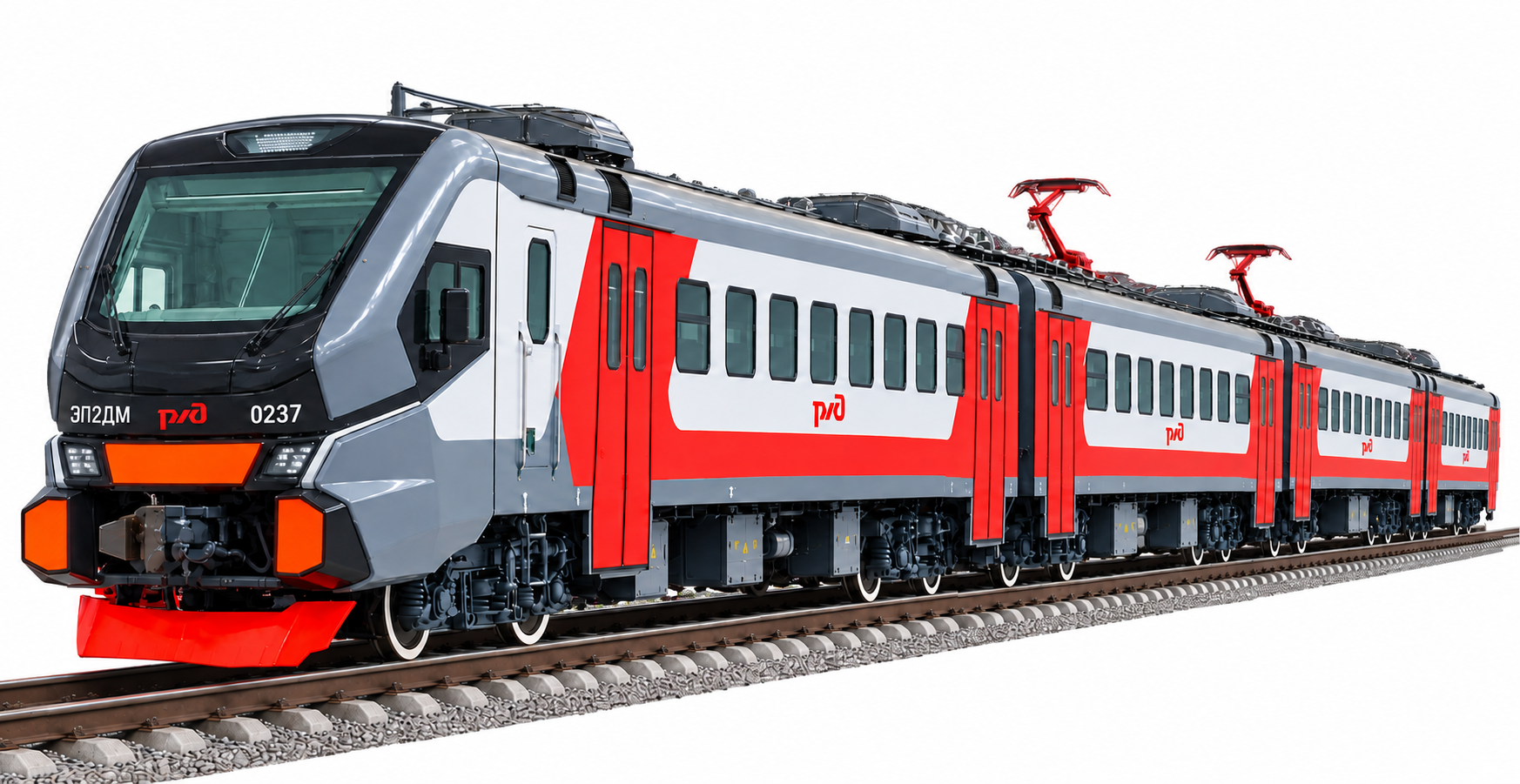 Электропоезд ЭП2ДМ-0237 АО «Кузбасс-пригород»